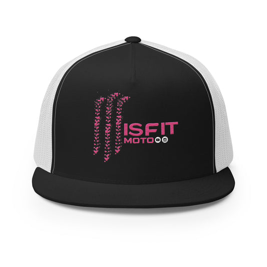 Misfit Moto Trucker Cap (Pink)